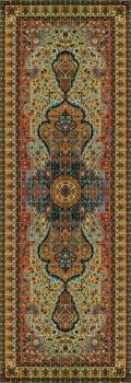 A Persian Rug Large 234 x 78" tile
