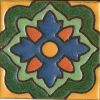 3x3” Aster Dot deco satin-Green tile