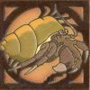 6x6” Critter Crab left deco satin-Classic