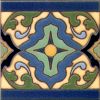 Presidio Full deco satin-Cream 6x6” tile pattern