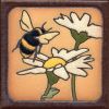 6x6” Bee left deco satin-Classic tile